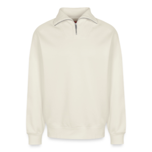Sweat unisexe décontracté en coton biologique à demi-zip – de SPREAD