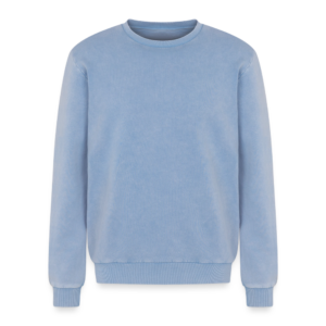 Sweatshirt unisexe Premium acid-wash en coton