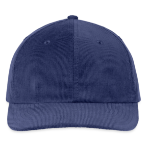 Casquette en velours côtelé personnalisable en broderie