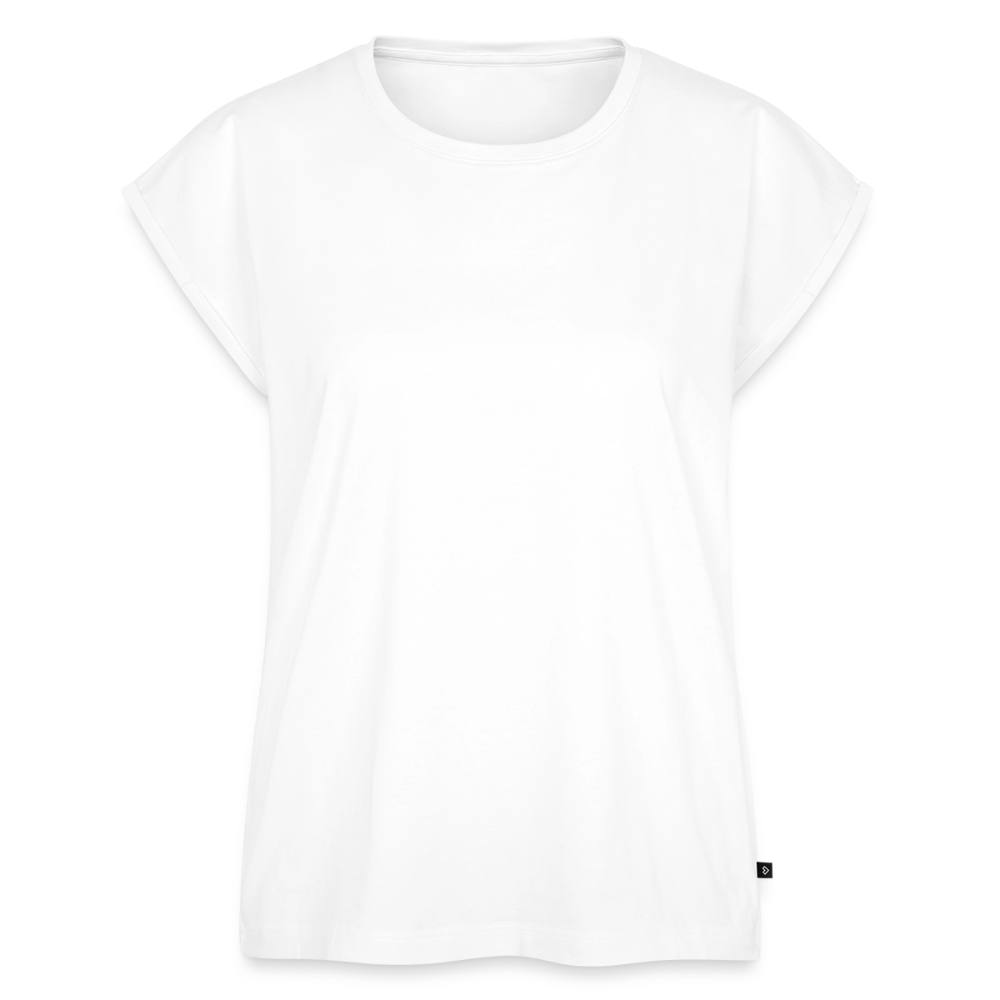 T-shirt à manches retroussées Femme