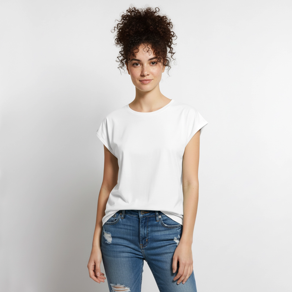 T-shirt à manches retroussées Femme – Image 2