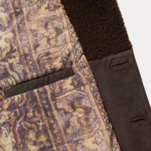 CHEVIGNON manteau cuir cameraman marron – Image 4