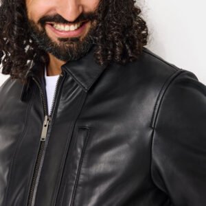 CHEVIGNON blouson en cuir paolo noir – Image 5