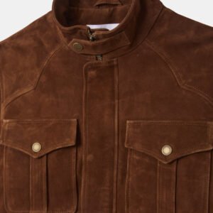 CHEVIGNON veste en cuir dagger marron – Image 4