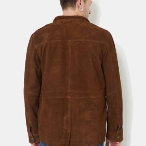 CHEVIGNON veste en cuir dagger marron – Image 8