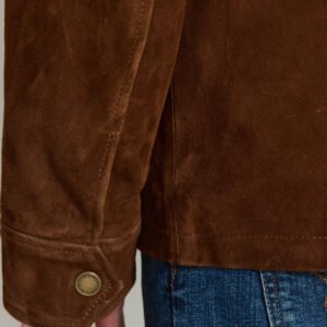 CHEVIGNON veste en cuir dagger marron – Image 3