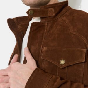 CHEVIGNON veste en cuir dagger marron – Image 5