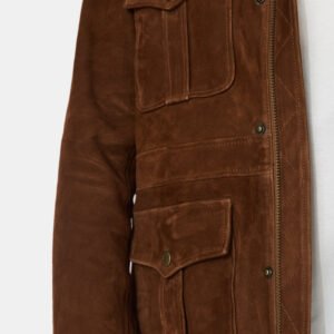 CHEVIGNON veste en cuir dagger marron – Image 6