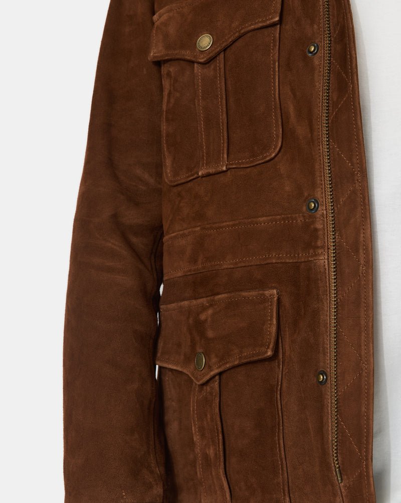 CHEVIGNON veste en cuir dagger marron – Image 6