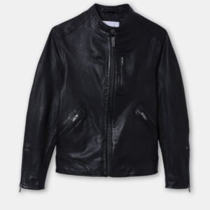 CHEVIGNON veste en cuir duke noir – Image 6