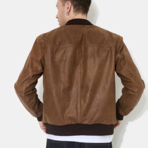 CHEVIGNON veste en cuir dallas marron – Image 3