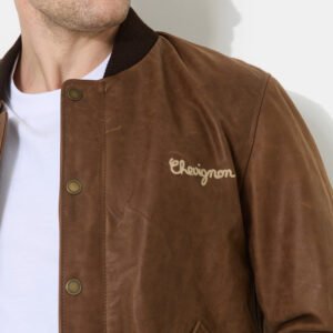 CHEVIGNON veste en cuir dallas marron – Image 5