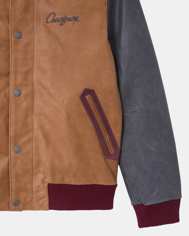 CHEVIGNON blouson en cuir dearest beige – Image 4