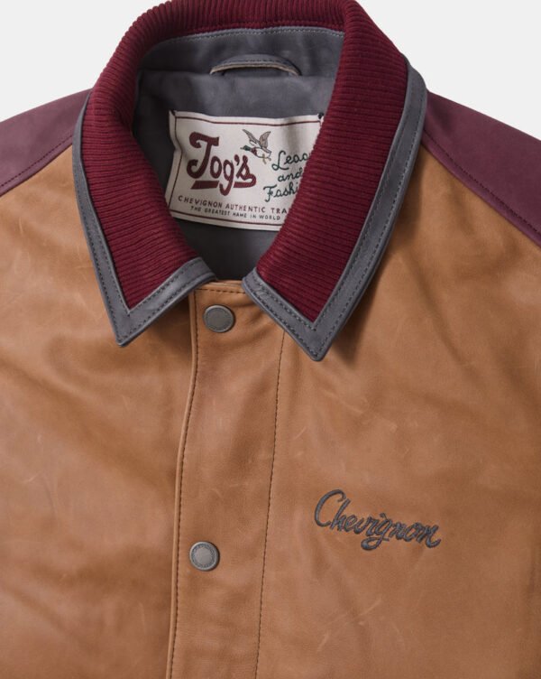 CHEVIGNON blouson en cuir dearest beige