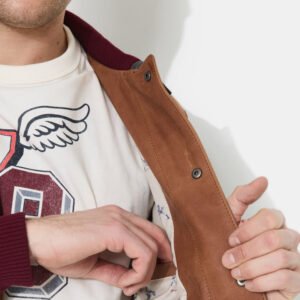 CHEVIGNON blouson en cuir dearest beige – Image 3